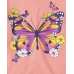 Childrens Place Sorbet Butterfly Girls Graphic Tee